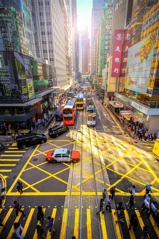 香港中环街头日常场景